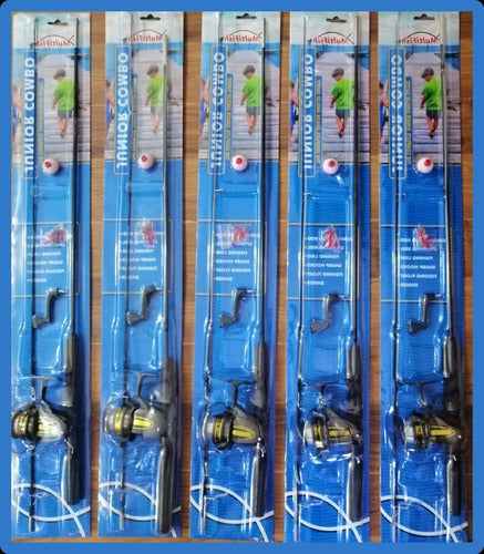 Reel Fishing Kit for Kids: Rod + Reel + Bobber + Line + Hook + Weight 0