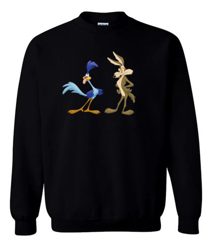 EXXE GRAFICA Child's Crew Neck Sweatshirt - The Road Runner and Coyote 0