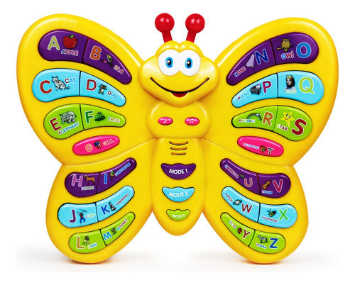 Bambiya ABC Preschool Learning Toy, Educational Interactive Butterfly Toy 0