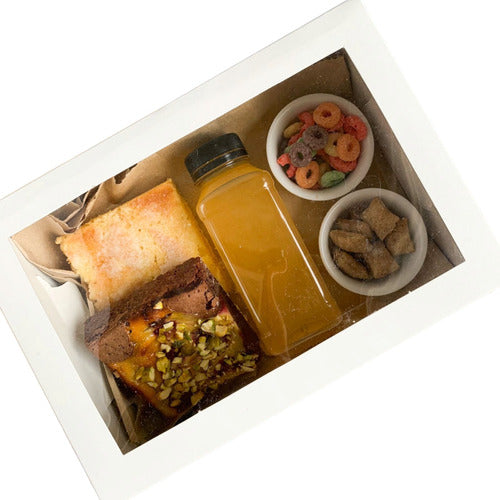 Medium Breakfast Box with Acetate Window x 10 - Fullfesta 0