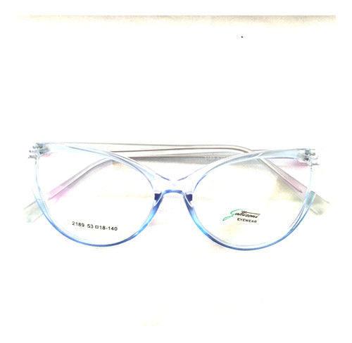 Gattizoni Cat Eye Acrylic Glasses Frame Cod 2189 0