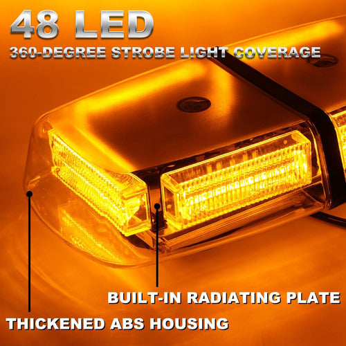 Amber Yellow 240 LED Light Bar by E 2