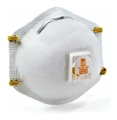 3M Certified Respirator Mask 8511 with Exhalation Valve - Super Offer!!! 1