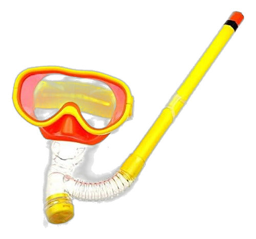 Golbalshop Kids Silicone Snorkel Mask 0