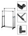 Atrix Double Expandable Garment Rack with Wheels - Super Offer 1