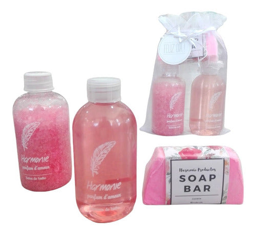 Relax Gift Pack for Women - Rose Aroma Bath Kit Spa Set Zen N56 2