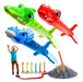 Motoworx Dinosaur Rocket Launcher Toy - 6 Colorful Dinosaurs 0