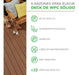 Guala Deck Simil Madera WPC Sólido Exterior Coextrusado 4