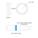 Amphenol XLR Identification Ring Orange AC-RING-ORG 1