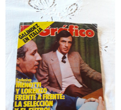 El Grafico Nº 3010 14/6/1977 Galindez - Menotti Lorenzo Arg 0