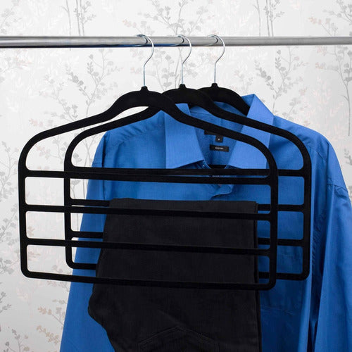 Black Plastic Hanger for Pants 2