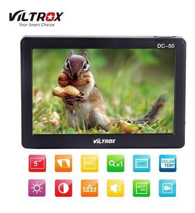 Viltrox 5" LCD Video HD Monitor Pantalla Gran Angular para D 1