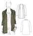 Unicose Textile Pattern - Women's Coat Shirt 1102 0