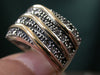 Anillo Plata 925 Oro Bombe Aparente Luli Circonias Triple 1