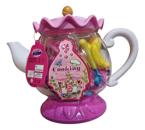 Genérica Toy Tea Set with Accessories - Jretro 0