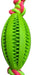 Bestia Peluda Rugby Dental Rubber Ball Toy 11cm with Braided Rope for Dogs 6