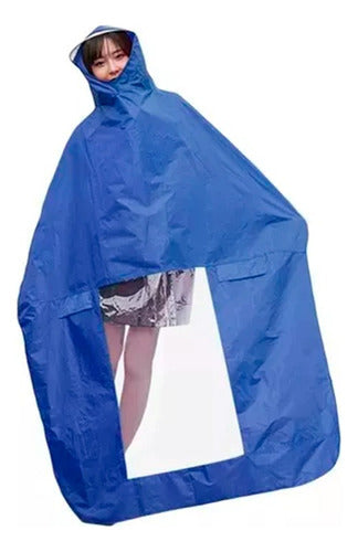 Waterproof Rain Poncho Hooded Cape for Motorcycle Universal Fit 2