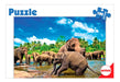 Antex Puzzle 100p Elephants C/Game on the Back Art 3034 1