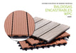 Interlocking WPC Deck Tiles for Outdoor - Better Than PVC per m2 19
