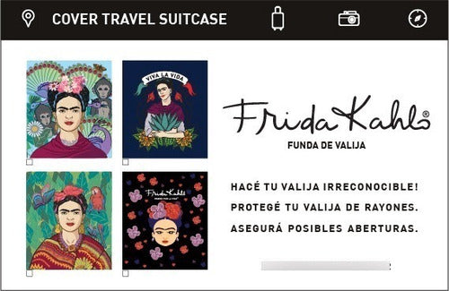 Frida Kahlo Original Luggage Cover Viva La Vida 3