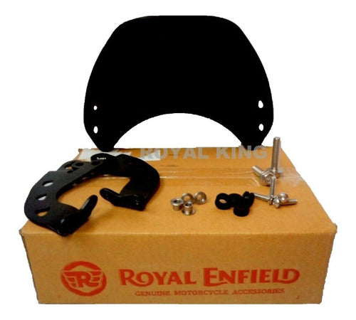 Royal Enfield Parabrisas Tintado Negro Intercept/contin 650 Original Re 2