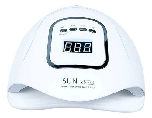 Sun Lampara Uv Led Secador De Uñas Gel Profesional Premium 120w 0