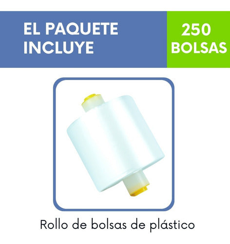 Rollo Bolsas Nylon Pack X 6 De 250 Un. 34 X 50 Cms 3