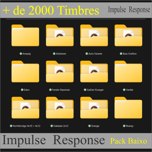 Impulse Response - 2000 Timbres De Baixo, Ampeg, Bassman, Gk 2