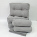 Complete Chenille Divan Kit: 3 Cushions + 2 Bolsters + Fitted Sheet 66