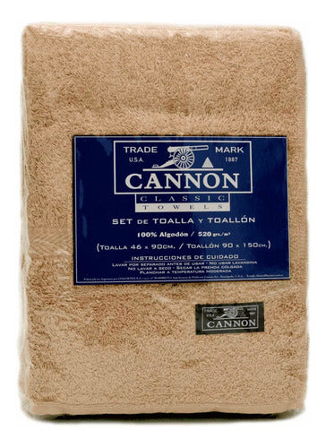 Cannon 100% Cotton 520 Gms Towel and Bath Sheet Set 12