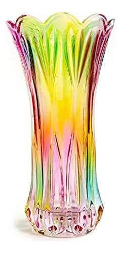 Eweigeer Colorful Glass Vase for Home Decoration 0