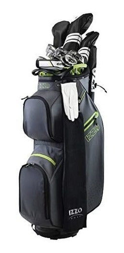 Izzo Golf Deluxe Cart Bag - Golf Cart Bag For Push Cart Or Golf Cart 2