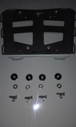 Aluminum Luggage Rack for Suzuki VStrom650 by MotoPERIMETRO 3