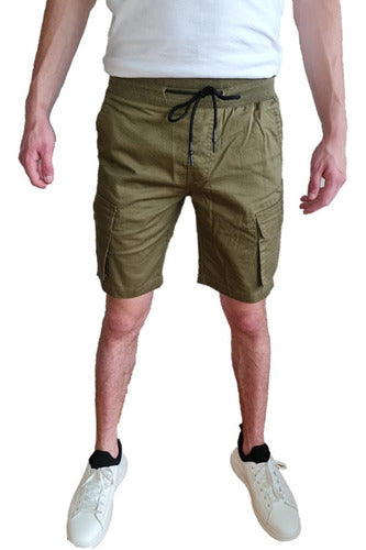 WalkShorts Bermuda Jogger Cargo Premium Cotton Import 3