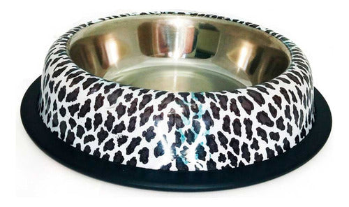 Comedero Acero Inoxidable Animal Print Cebra Nº5 25 Cm 0