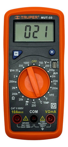 Truper Digital Multimeter Tester MUT-33 1