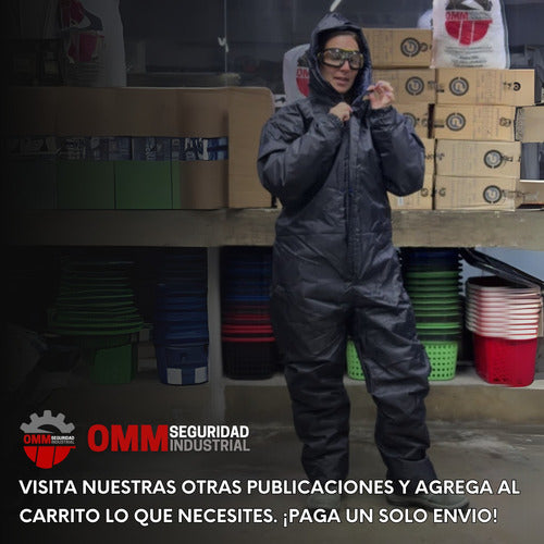 OMM Seguridad Industrial Mameluco Térmico Grueso Fabrica Trucker Frío Extremo 5