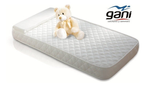 Gani Crib Mattress with Pillow 1.40x0.80 Mt - Acuario Furniture 0