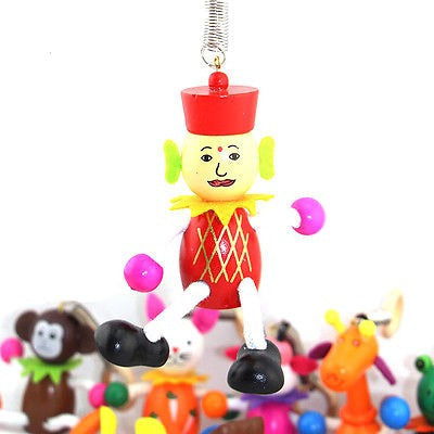 Cartoon Jumping Puppet Wooden Figure Toy 5