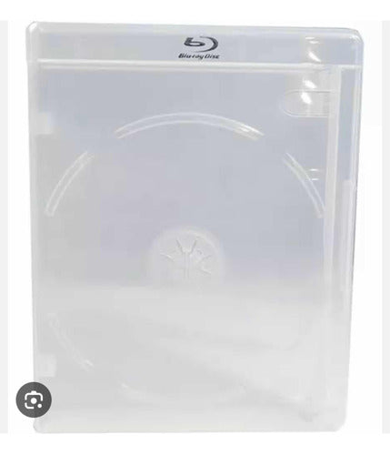 100 Estojos Transparente Bluray Duplo 0