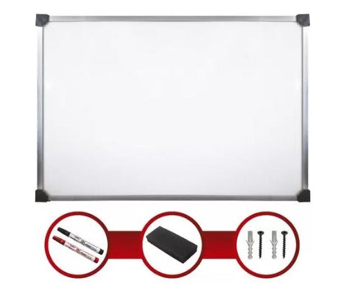 Doggo Whiteboard Marker 120x240cm Aluminum Frame + Accessories 0