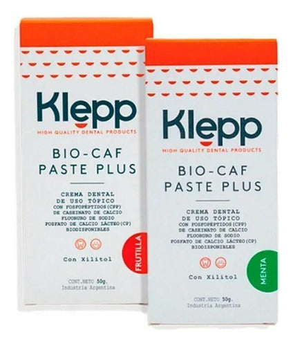 Klepp Bio-Caf Paste Plus 50gr Remineralizante Frutilla Menta 0