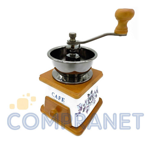 Compranet Coffee Grinder Ceramic Printed, Manual, Adjustable, 11896 6