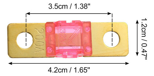 X Autohaux 4 Fusibles Ami De 200 A 32 V Para Sistema De Audi 2
