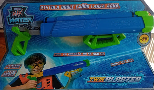 Twin Blaster Power Max Water Double Cannon Water Gun 0