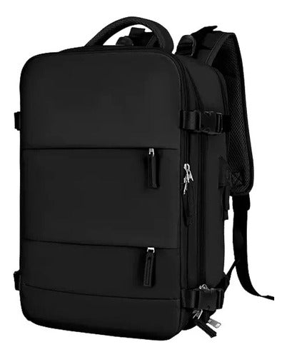 Deco Estrella Carry On Travel Backpack with USB Compartments - Waterproof Viral 0