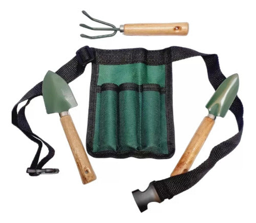 AQUALIVE Gardening Kit 3 Tools with Adjustable Belt 0