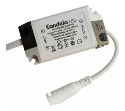 Candela Driver Transformador Para Plafón Led 24w 1