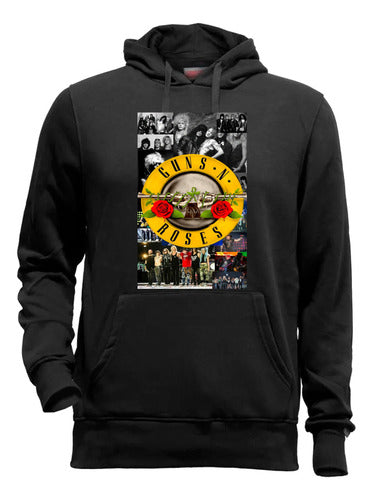 Maritershop Adult Hoodie Guns Rose Music Rock in 3 Designs 1