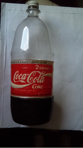 Antigua Botella Plastico 2 Litros Coca-cola 1988 0